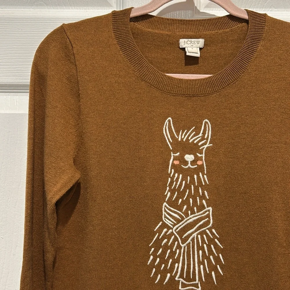 J. Crew Embroidered Alpaca Sweater - Picture 2 of 11